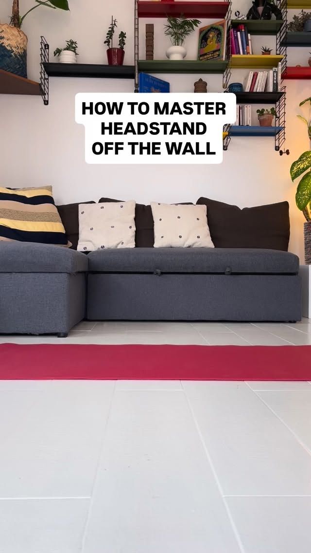 | MASTERING HEADSTAND / SIRSANA – OFF THE WALL

#Headstand or #sirsasana is known as the “king of asanas,” but learning it safely and with control is the real key. Here’s how to build your confidence step by step:

1️⃣ Arm position Place your elbows on the mat shoulder-width apart (forearm distance), and interlace your fingers firmly.

2️⃣ Head position Find the correct spot by grabbing the top tips of your ears and drawing a line straight up to the crown of your head. That’s where your weight should rest—not on your forehead, which risks compressing the neck. Place the crown of your head on the floor, with the back of your head gently cradled in your hands.

3️⃣ Practice in stages (off the wall!) Even if it feels scary, practicing away from the wall builds balance and confidence faster. The secret? CONTROL, NOT JUMPING. 😉

i. Stage 1 – Find the lift-off Come onto your toes and walk them closer toward your head until your hips stack over your shoulders. Actively press into your elbows and shoulders, engage your core, and feel that moment when your feet get lighter. With control, bring one knee up, then the other, into a tuck.

ii. Stage 2 – Hold the tuck Stay in the tuck and breathe for 10 breaths. Focus on keeping your hips stacked directly above your hips and shoulders, maintaining your core engaged, and pressing firmly into your forearms.

iii. Stage 3 – Extend to full headstand Once steady in tuck, try lifting one leg up, then the other, until both reach toward the ceiling. Hug the legs together, point your toes, and gently activate hamstrings and glutes to keep your line straight (and avoid piking). Keep your GAZE STEADY, BREATHE deeply, and continue pressing firmly into the forearms.

💡 Remember: it’s about patience and practice. Stay playful, breathe, and enjoy discovering stability in the upside-down world.

✨ Want to refine your crow, headstand, and more inversions and arm balancing poses? The join my Inversions & Arm Balance Workshop next week-end to learn more tips! 📍 Maison de Quartier Malibran 📅 Saturday 11/10, 2–4 PM 🔗 Link in bio to book your spot!